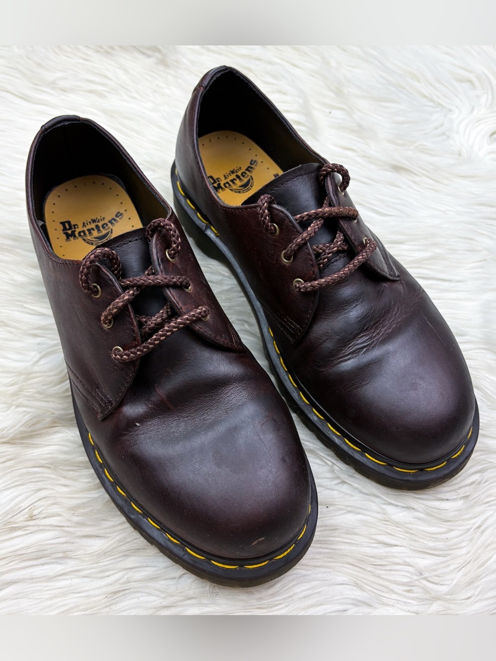 Dr. Martens 1461 Bex Leather Oxford Shoes Crazy Horse Brown Mens 9 Womens 10